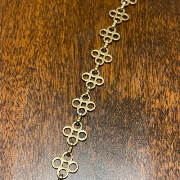 Tory Burch long gold logo necklace - Picture 7 of 7